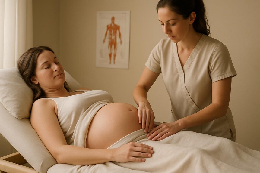 gentle safe prenatal massage