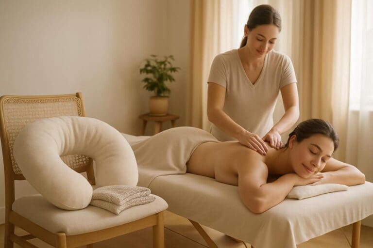 massage while breastfeeding