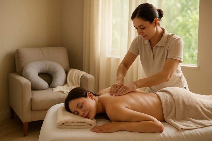 postpartum muscular tension relief