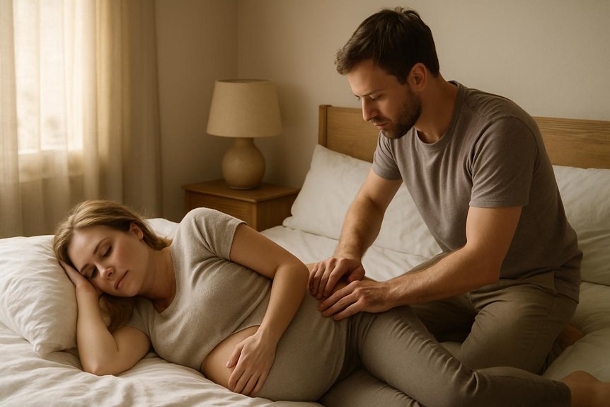 pregnancy lower back massage