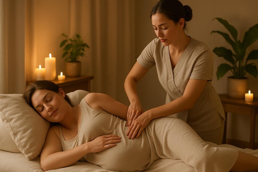 pregnancy relief through massage