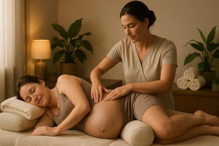 pregnancy safe back massage