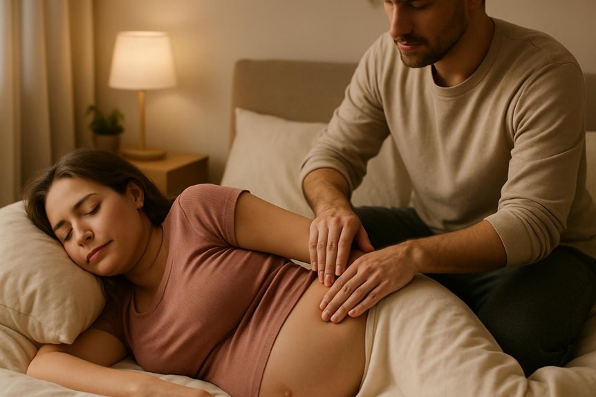 pregnancy safe gentle back massage