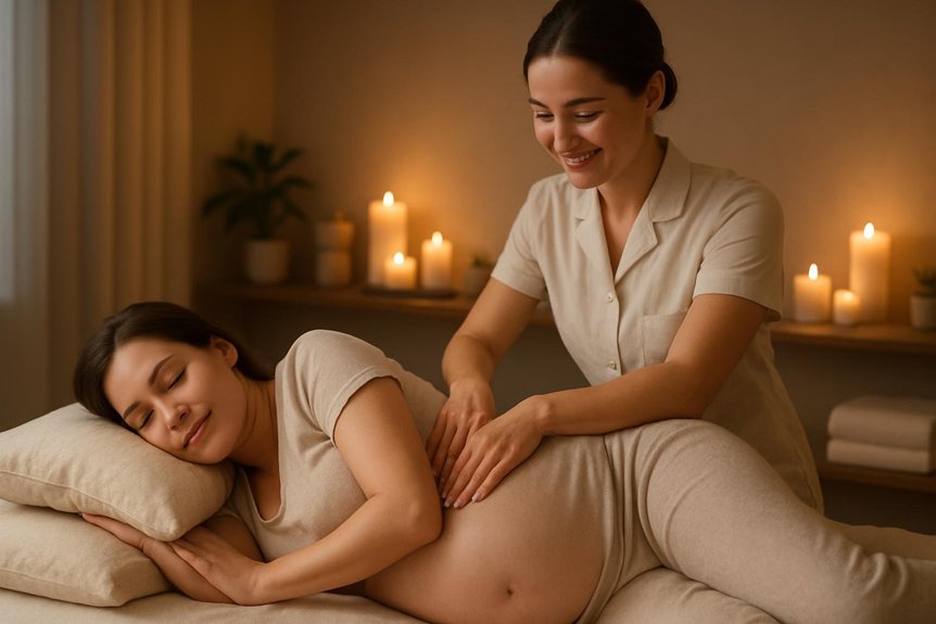 pregnancy safe trained massage procedures
