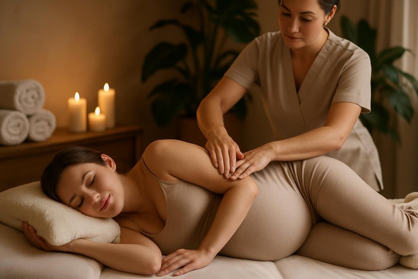 pregnancy sensitive deep tissue massage