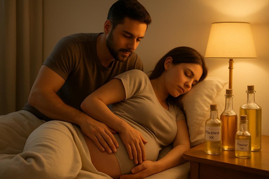 safe gentle pregnancy massage
