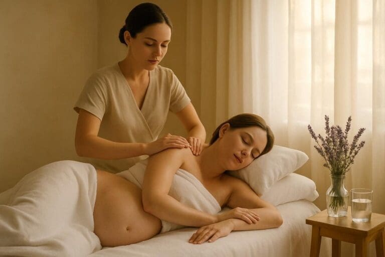 safe massage during pregnancy
