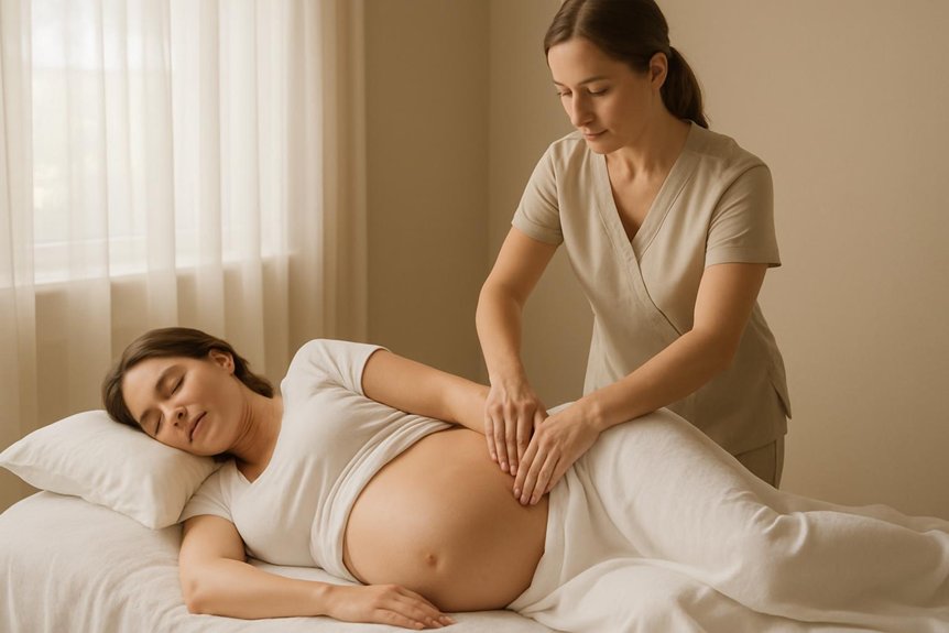 safe personalized prenatal massage