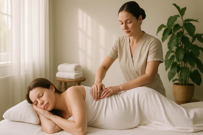 safe pregnancy massage practices