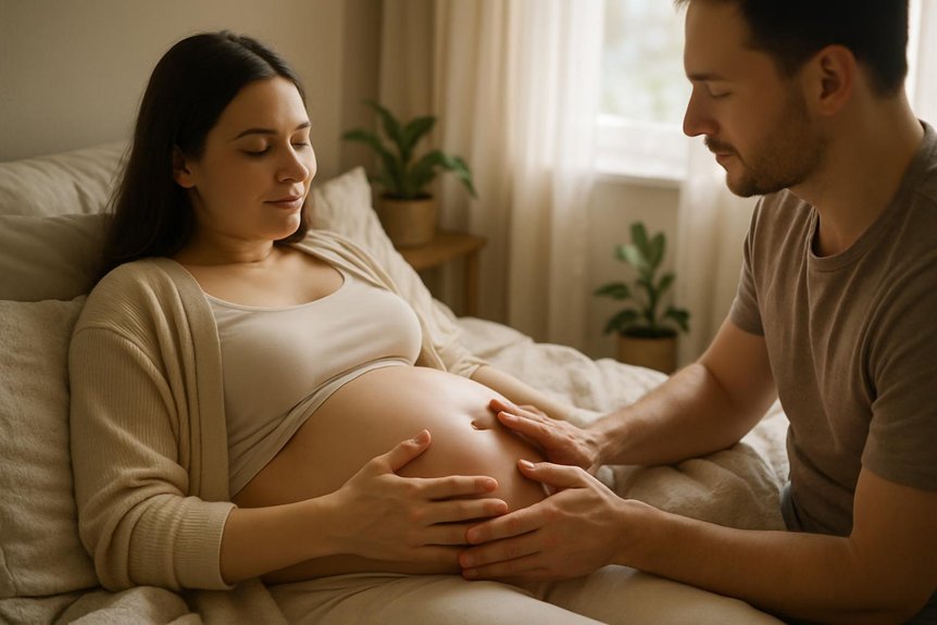 safety of belly massage