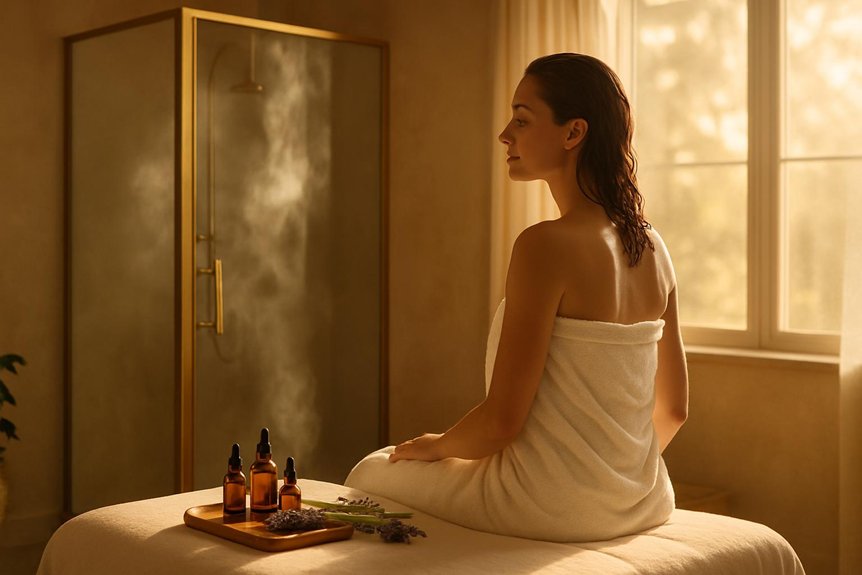 shower advised after massage