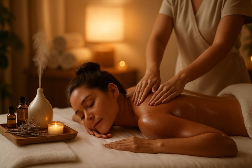 aromatherapy massage first visit