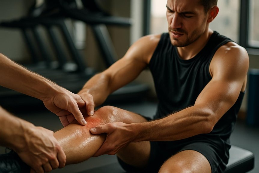 calf focused myofascial trigger release