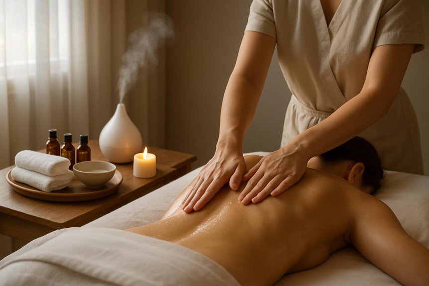 calm safety led scented massage