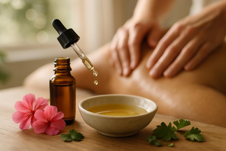 calming geranium for skin care