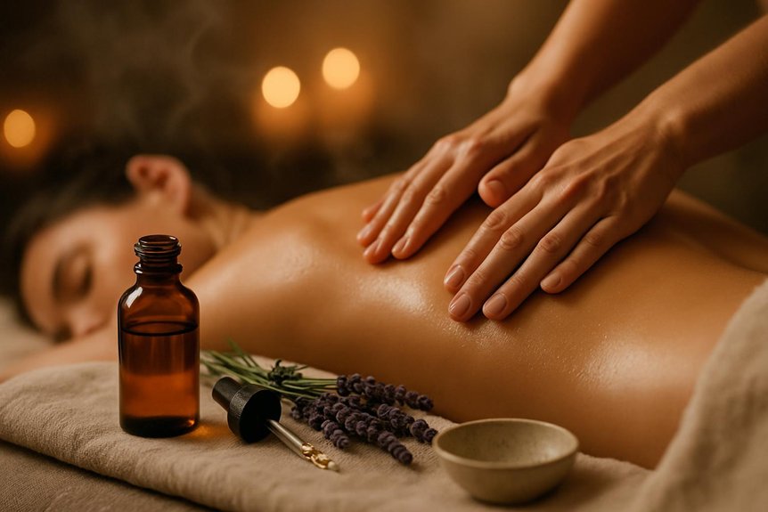 calming lavender for gentle relief