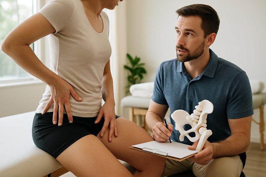 controlled deep tissue hip therapy