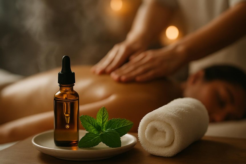 cooling peppermint for muscles