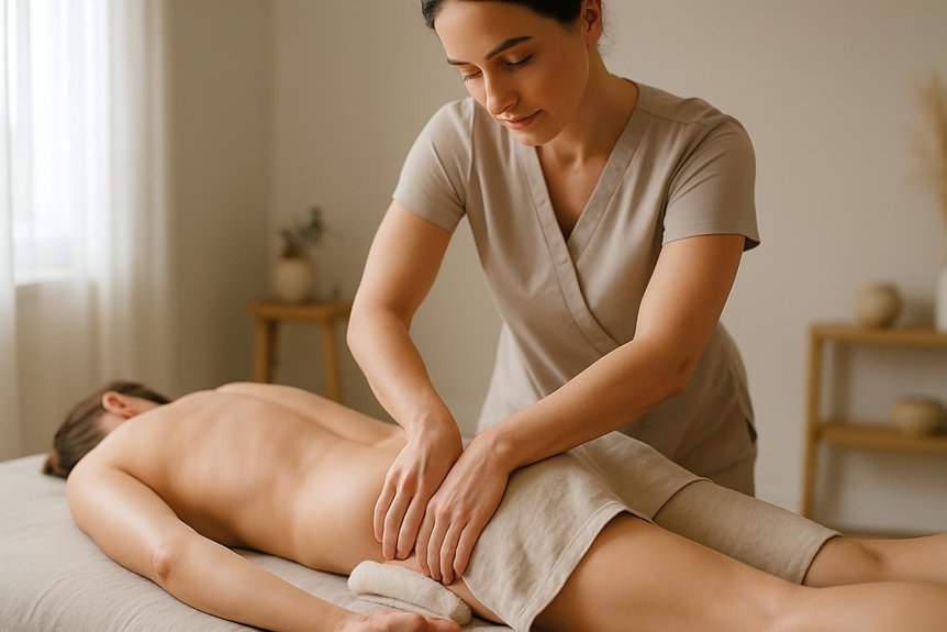 deep tissue eases hip pain