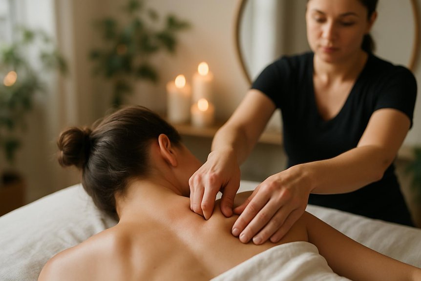 deep tissue helps neck pain