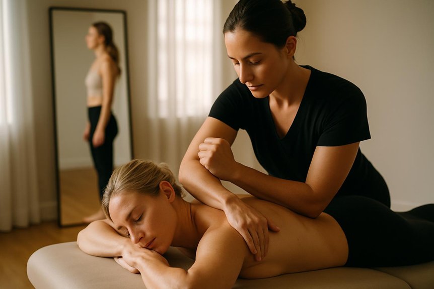 deep tissue improves posture