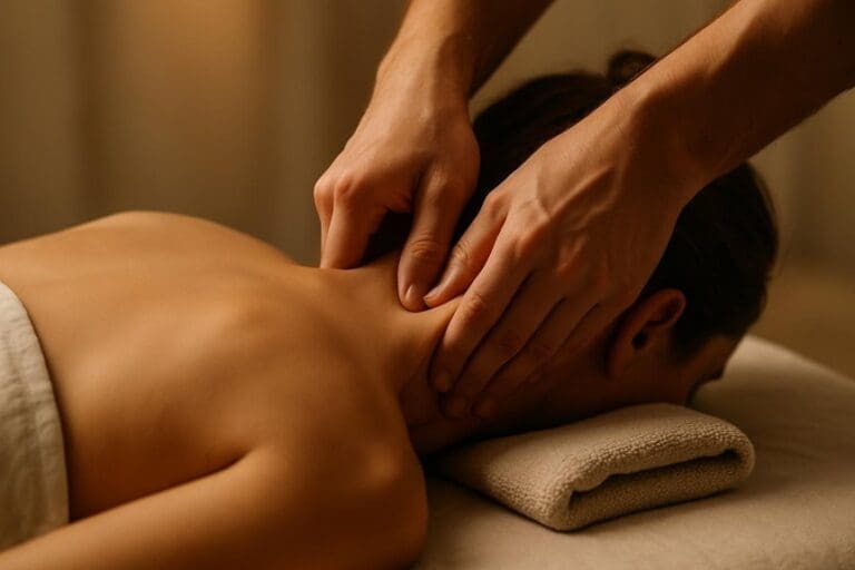 deep tissue massage benefits neck