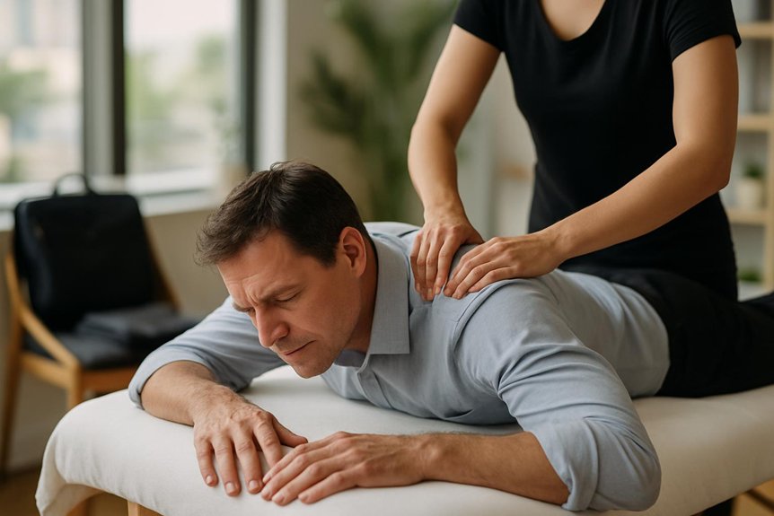 deep tissue massage benefits office workers