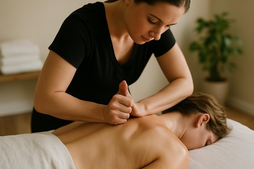 deep tissue massage benefits shoulders