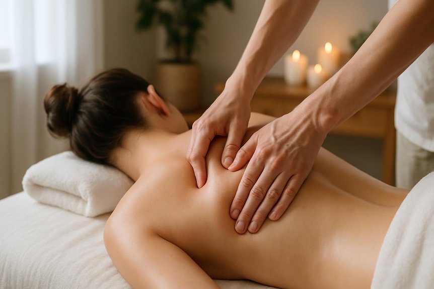 deep tissue massage benefits shoulders