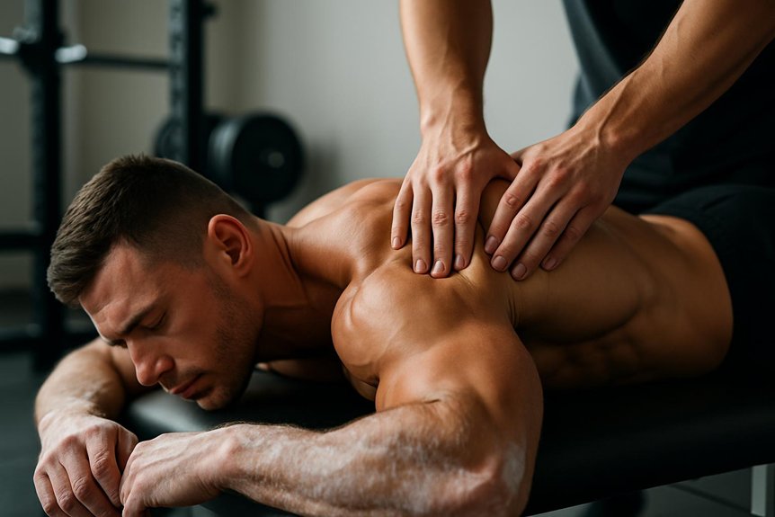deep tissue massage benefits weightlifters