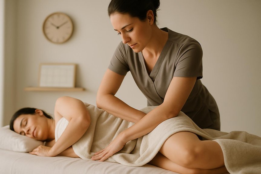 deep tissue massage frequency