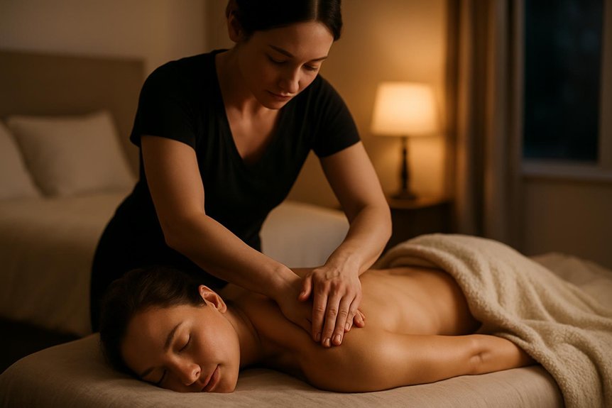 deep tissue massage improves sleep