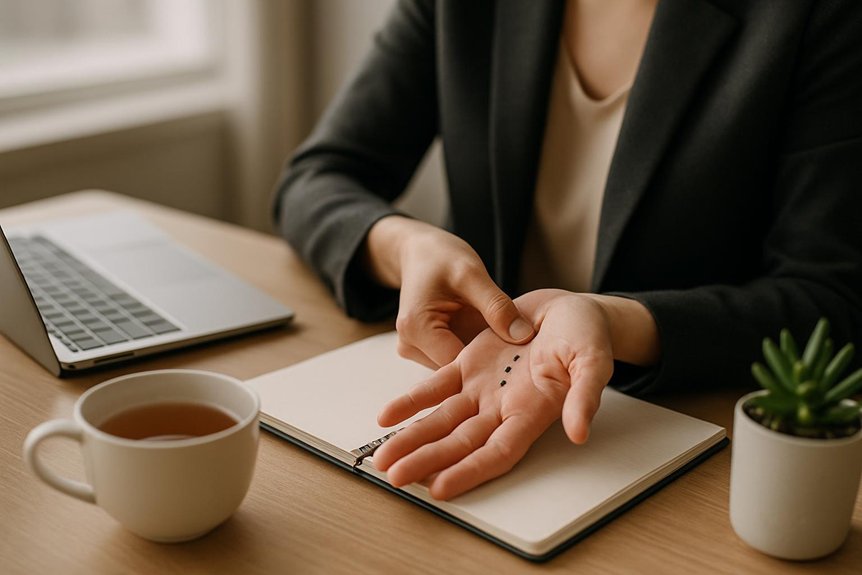 desk friendly targeted hand reflexology