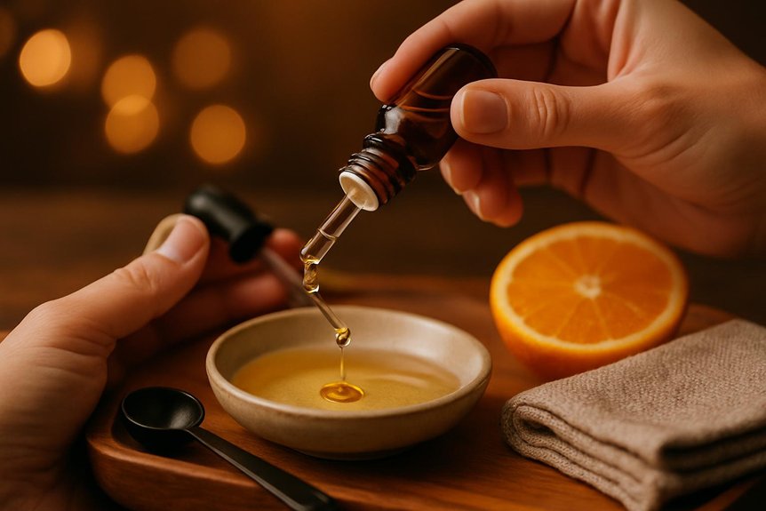 diluting sweet orange oil