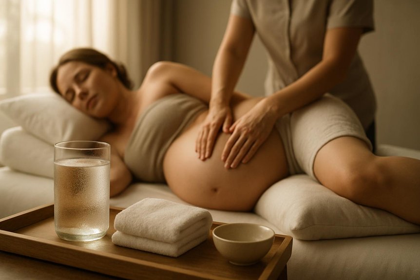 drink water after massage