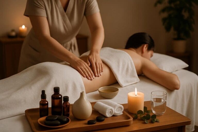 essential steps and oils