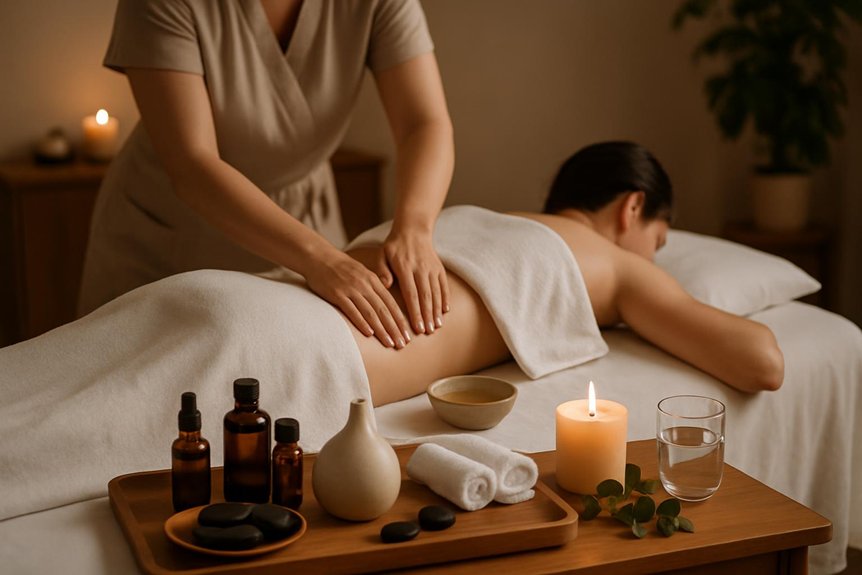 essential steps and oils