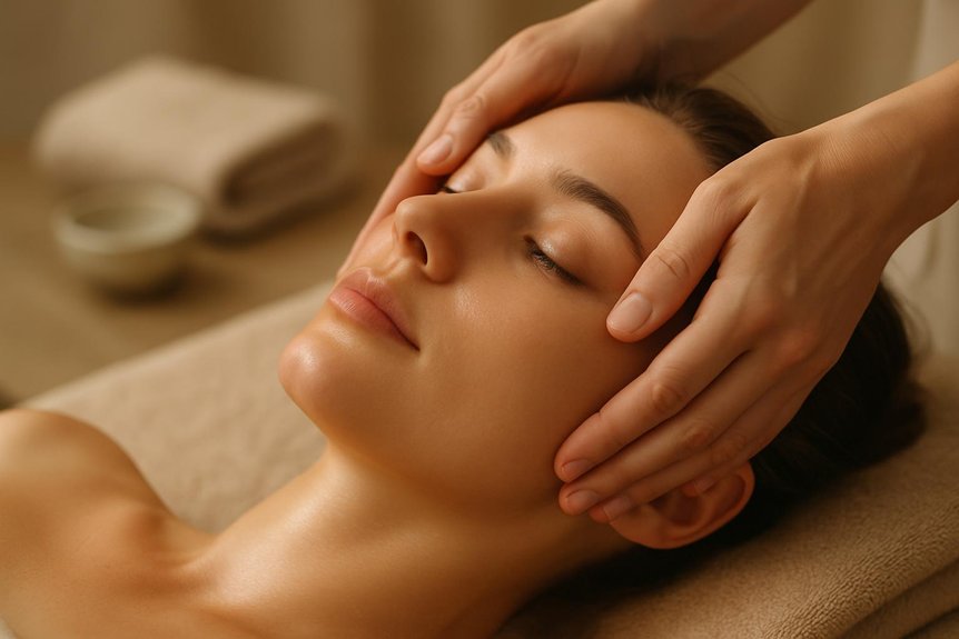 facial reflex points relaxation therapy