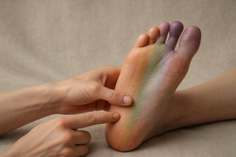 feet reflect body zones