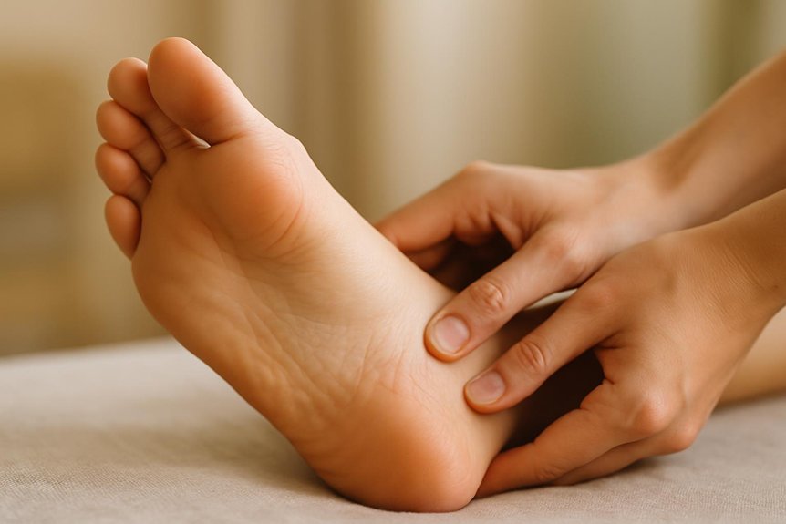 feet reflex points stomach