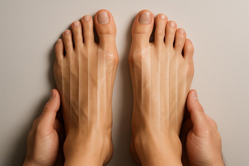 five longitudinal reflexology zones