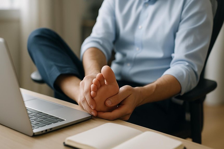 five minute desk reflexology reset