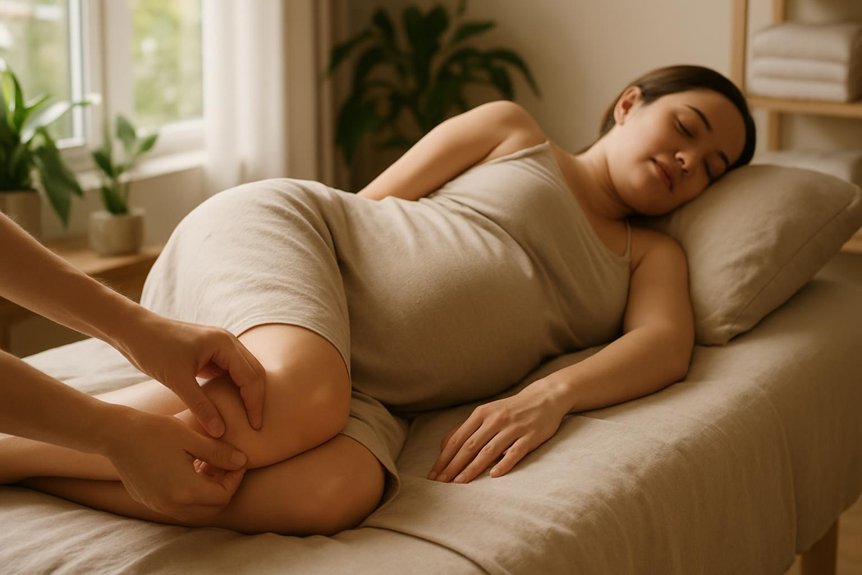 gentle cushioned calf and foot