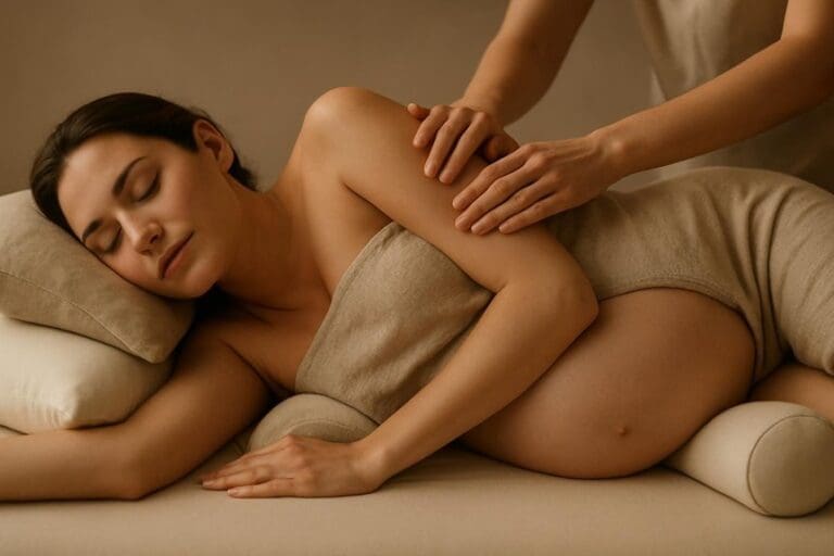 gentle firm avoid deep pressure