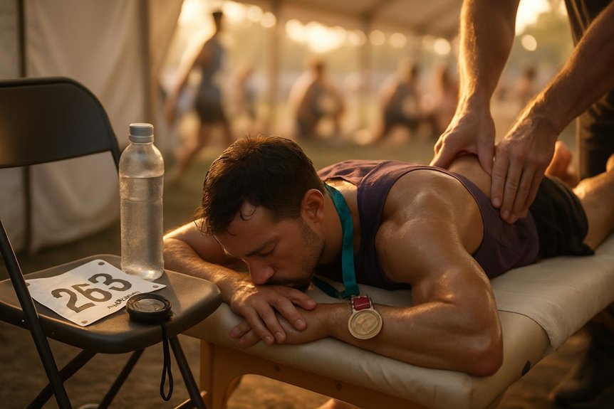 gentle post race recovery massage