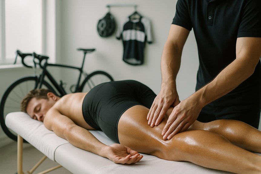 gentle pre race recovery massage