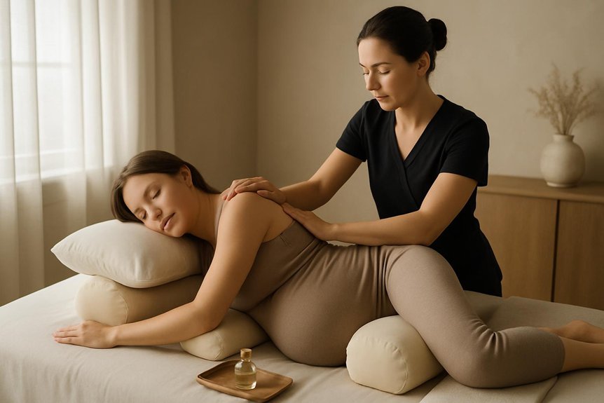 gentle symptom checked conservative massage