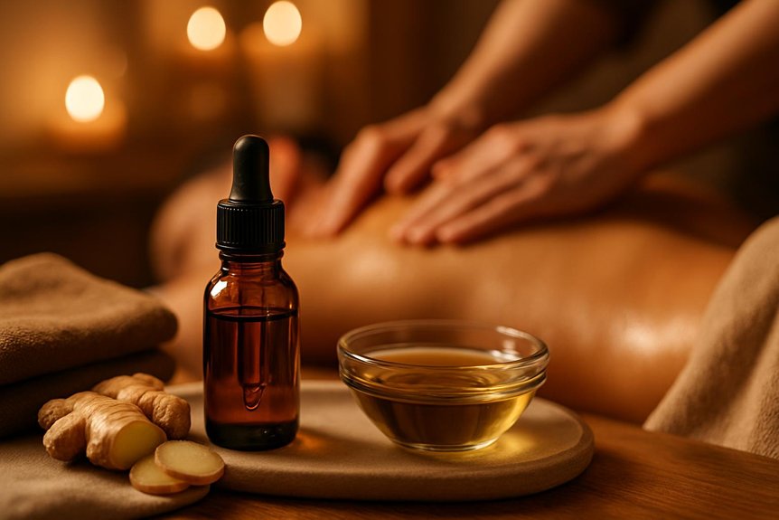 ginger oil aromatherapy massage safety