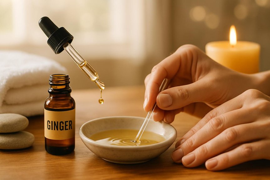 ginger oil dilution ratios