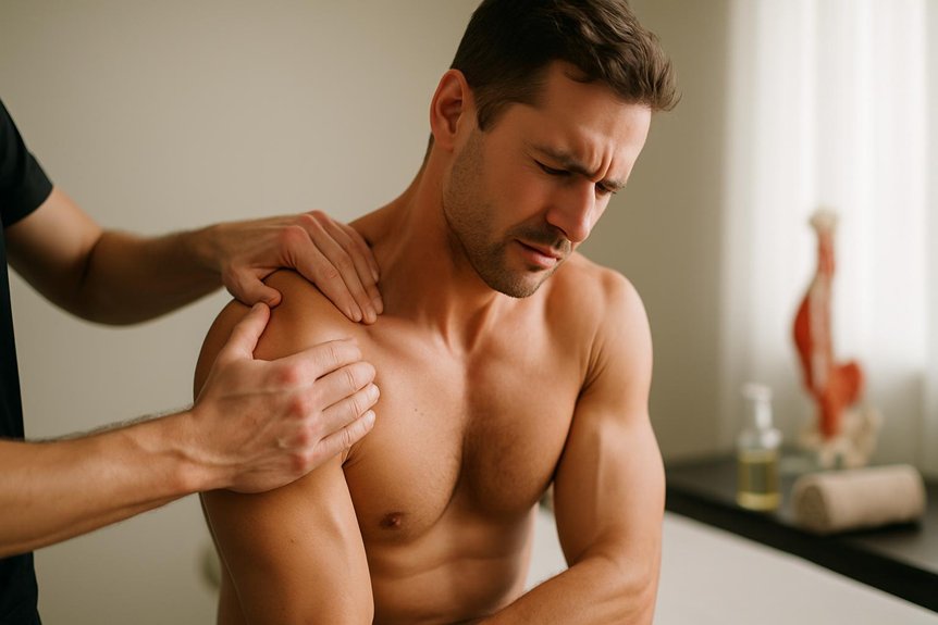 hands on rotator cuff support